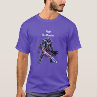 Vecht de monster t-shirt