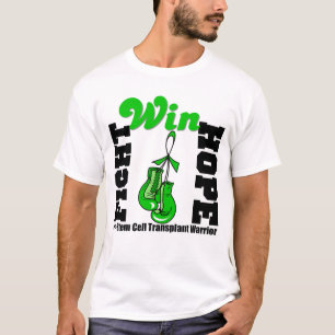 Vecht geloof in Win Stem Cell Transplant Warrior T-shirt