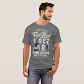 Vecht hard boksen t-shirt (Voorkant volledig)