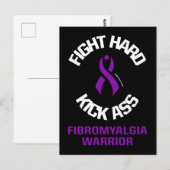 Vecht hard...Fibro Briefkaart (Voorkant / Achterkant)