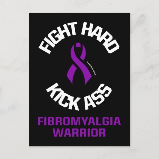 Vecht hard...Fibro Briefkaart (Voorkant)