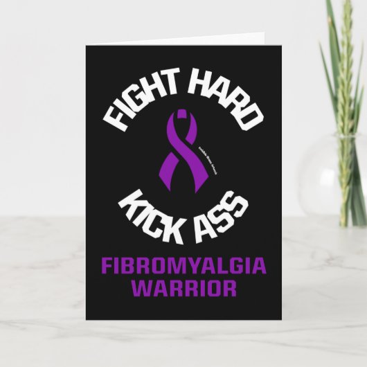 Vecht hard...Fibro Kaart (Voorkant)