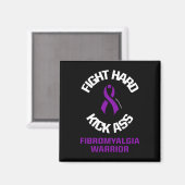 Vecht hard...Fibro Magneet (Voorkant / Achterkant)