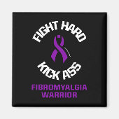 Vecht hard...Fibro Magneet (Voorkant)