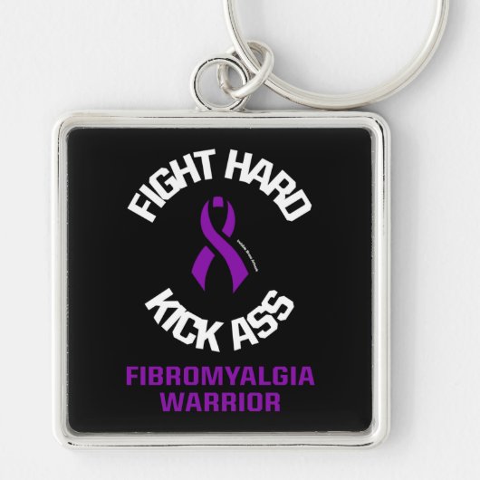 Vecht hard...Fibro Sleutelhanger (Voorkant)
