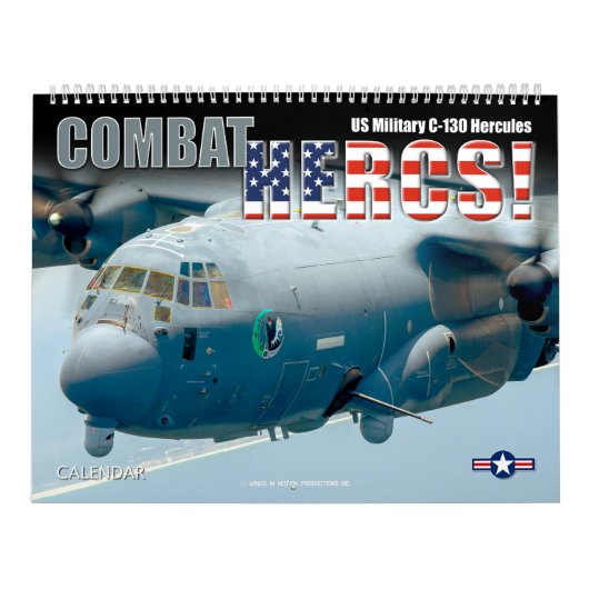 VECHT HERCS! - Amerikaanse militaire C-130 Hercule Kalender (Hoes)