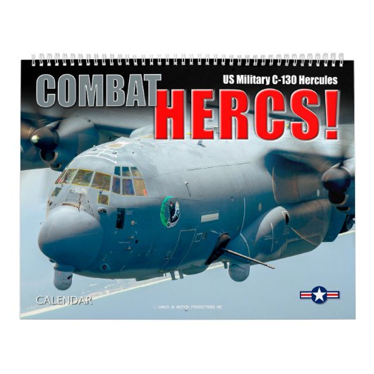 VECHT HERCS! - Amerikaanse militaire C-130 Hercule Kalender (Hoes)