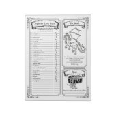 Vecht het Koerbeest (gevuld in) Notitieblok (Linkerzijde)