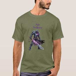 Vecht het monster t-shirt