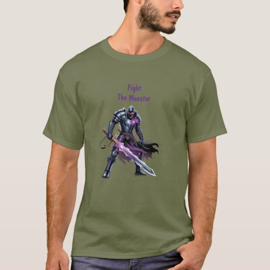 Vecht het monster  t-shirt (Voorkant)