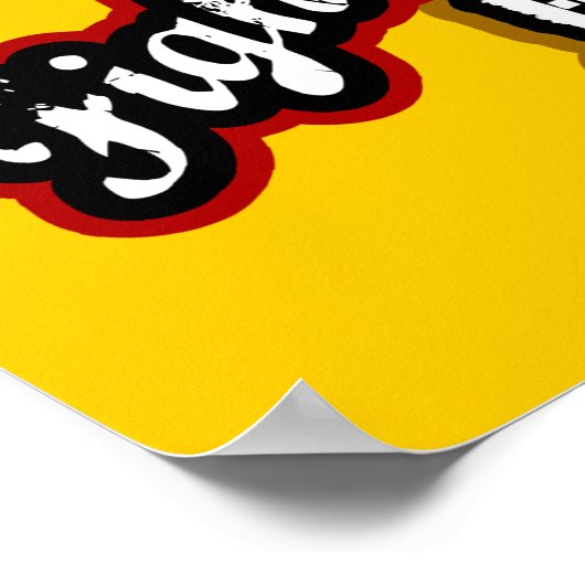 Vecht het Poster van de Macht (Hoek)