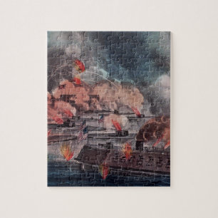 Vecht in Charleston. Legpuzzel