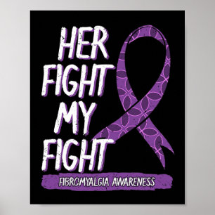 Vecht is mijn strijd fibromyalgie gezond dieet ges poster