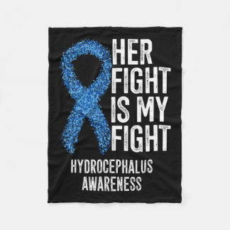 Vecht is mijn strijd hydrocefalus bewustzijn 1 fleece deken