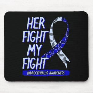 Vecht is mijn strijd hydrocefalus bewustzijn onder muismat