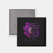 Vecht is mijn strijd tegen anemoon fibromyalgie be magneet (Voorkant / Achterkant)