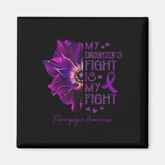 Vecht is mijn strijd tegen anemoon fibromyalgie be magneet (Voorkant)