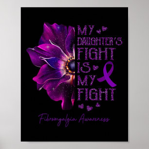 Vecht is mijn strijd tegen anemoon fibromyalgie be poster
