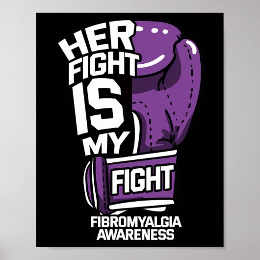 Vecht is mijn strijd tegen fibromyalgie Neurobiolo Poster (Voorkant)