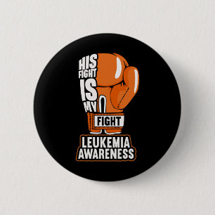 Vecht is mijn strijd tegen leukemie ronde button 5,7 cm