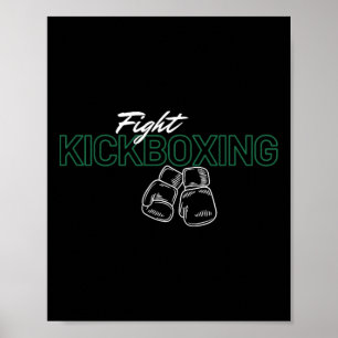 Vecht Kickboksen Poster