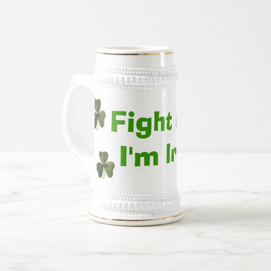 Vecht me, ik ben Iers Bierpul (Voorkant links)