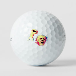 Vecht met Donald Trump Golf Balls Golfballen