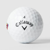 Vecht met Donald Trump Golf Balls Golfballen (Logo)