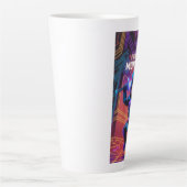Vecht met het monster latte mok (Voorkant)