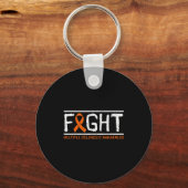 Vecht Ms Fighter Warrior Multiple Sclerose Bewustz Sleutelhanger (Voorkant)