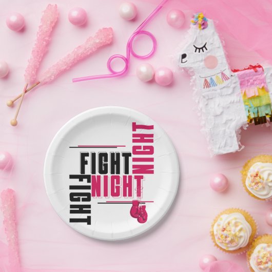 Vecht Night and Chill Papieren Bordje (Feest)