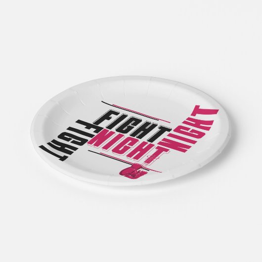 Vecht Night and Chill Papieren Bordje (Gekanteld)