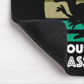 Vecht nooit tegen een dinosaurus - je krijgt juras muismat (Hoek)