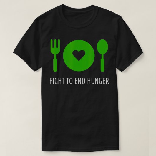 Vecht nu tegen honger t-shirt (Design voorkant)