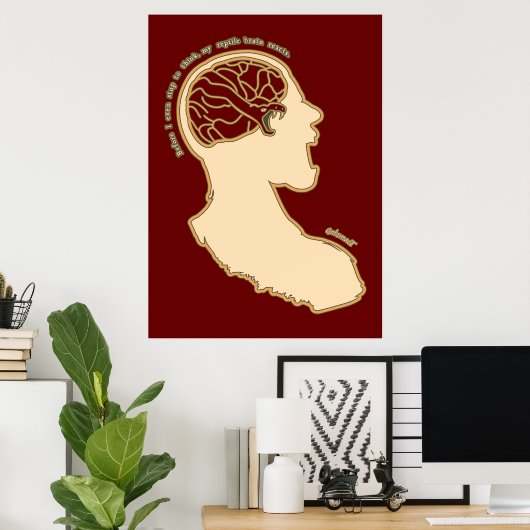 Vecht of vlucht poster (Thuiskantoor)