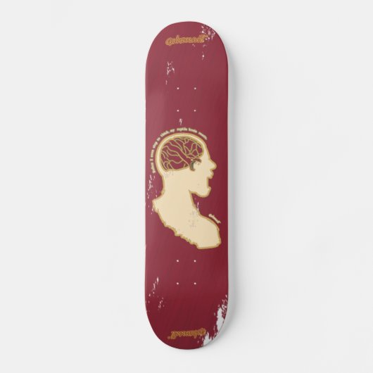 Vecht of vlucht skateboard (Voorkant)