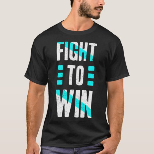 Vecht om te winnen t-shirt (Voorkant)