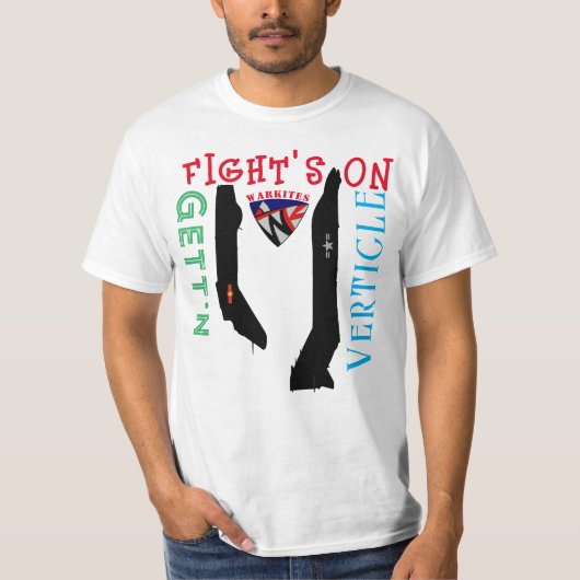Vecht op T-shirt (Voorkant)