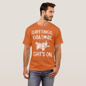 Vecht op vintage t-shirt (Voorkant volledig)