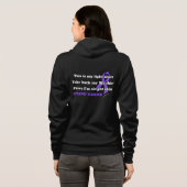 Vecht Shirt... Epilepsie Hoodie (Achterkant volledig)