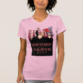 VECHT STRIJD TRUMP VANCE 2024 T-SHIRT (Voorkant)