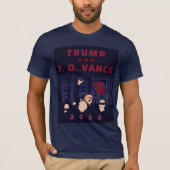 VECHT STRIJD TRUMP VANCE 2024 T-SHIRT (Voorkant)