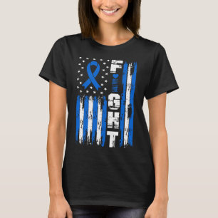 Vecht tegen Ataxie Bewustzijn Patriottische Usa Am T-shirt