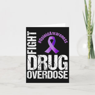 Vecht tegen drugs Overdosis Opioïde bewustzijn 1 Kaart