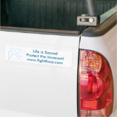 Vecht tegen FOCA, pro-life Bumpersticker (Op Truck)