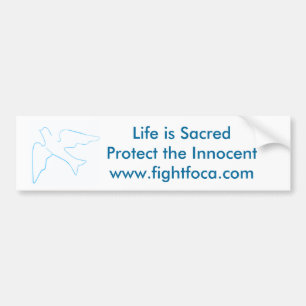 Vecht tegen FOCA, pro-life Bumpersticker