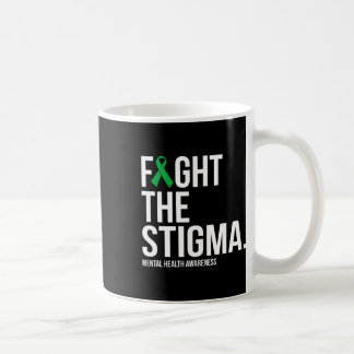 Vecht Tegen Het Stigma Groen Lint Mentale Gezondhe Koffiemok