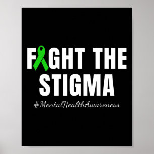Vecht Tegen Het Stigma Maand van de bewustwording  Poster