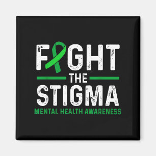 Vecht Tegen Het Stigma Mentale Gezondheid Bewustzi Magneet