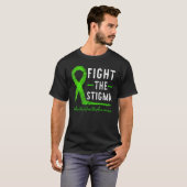 Vecht Tegen Het Stigma Mentale Gezondheid Bewustzi T-shirt (Voorkant volledig)